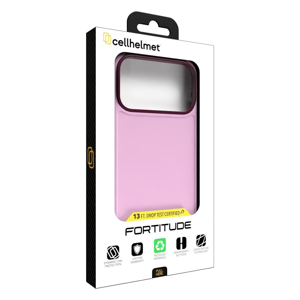 Cellhelmet Fortitude Series MagSafe-Compatible Case (iPhone 17 Pro Max — Rose - 15