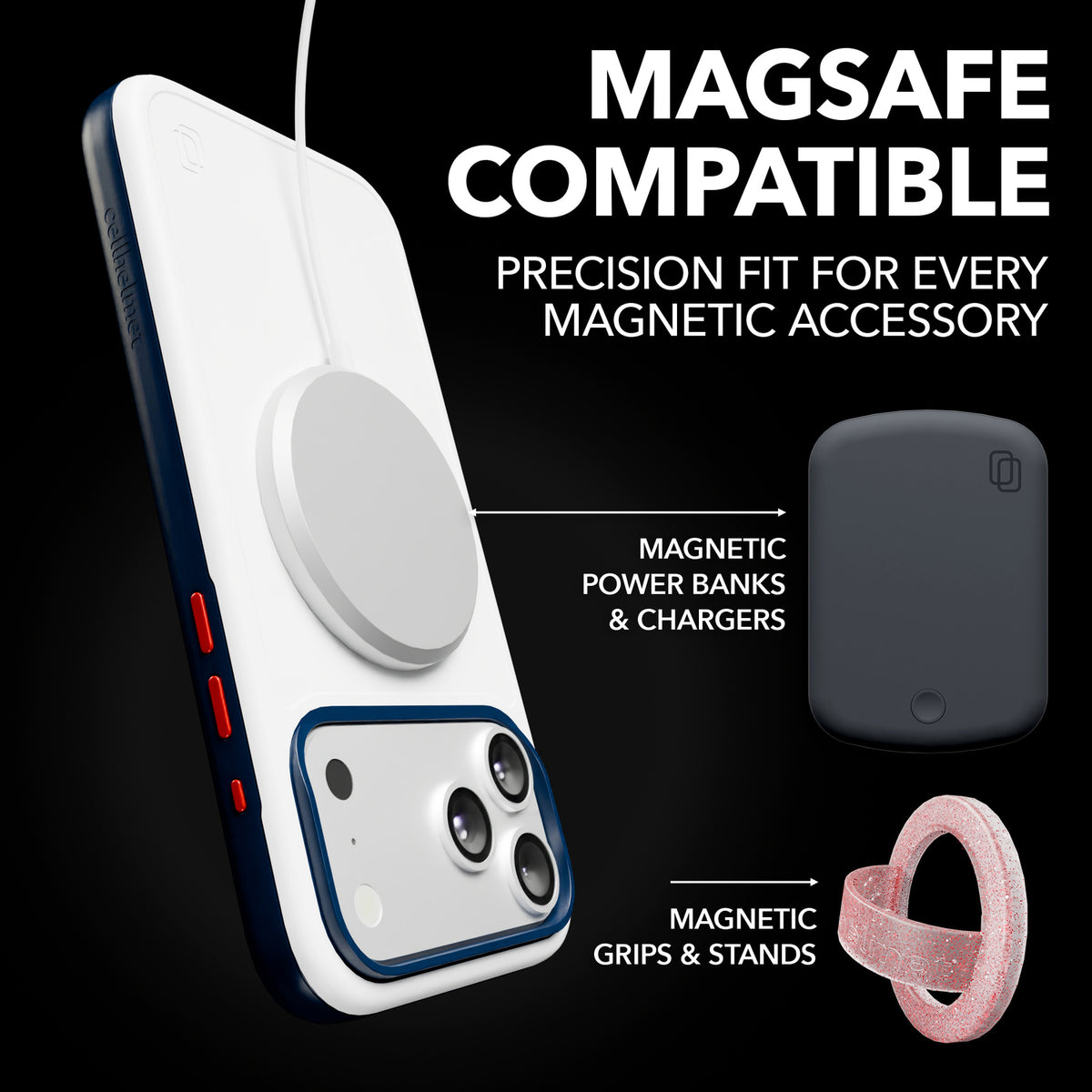 Cellhelmet Fortitude Series MagSafe-Compatible Case (iPhone 17 Pro Max - 3