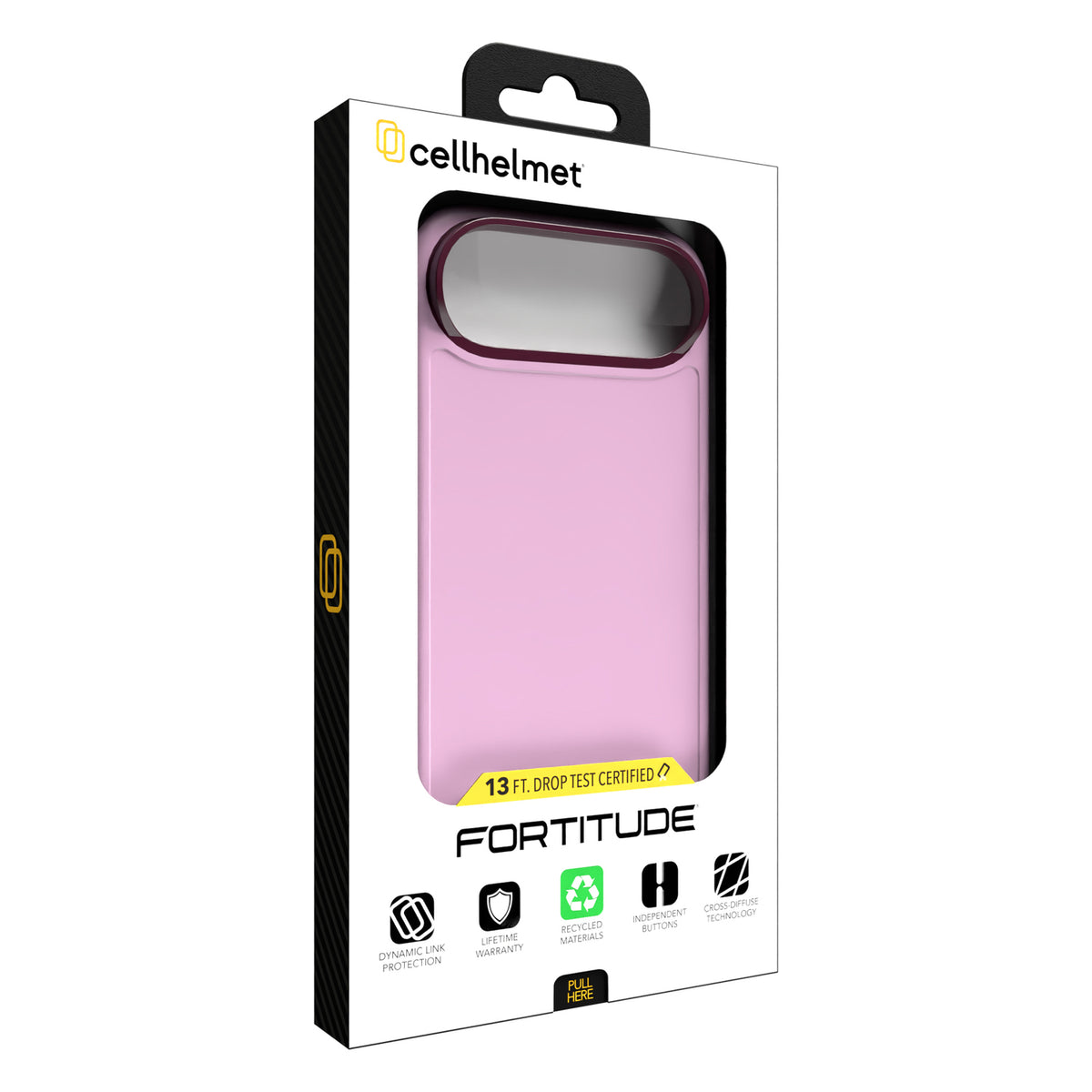 Cellhelmet Fortitude Series MagSafe-Compatible Case (iPhone 17 Air; Rose - 12