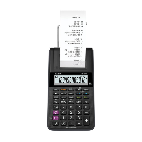 Calculadora de impresión portátil Casio