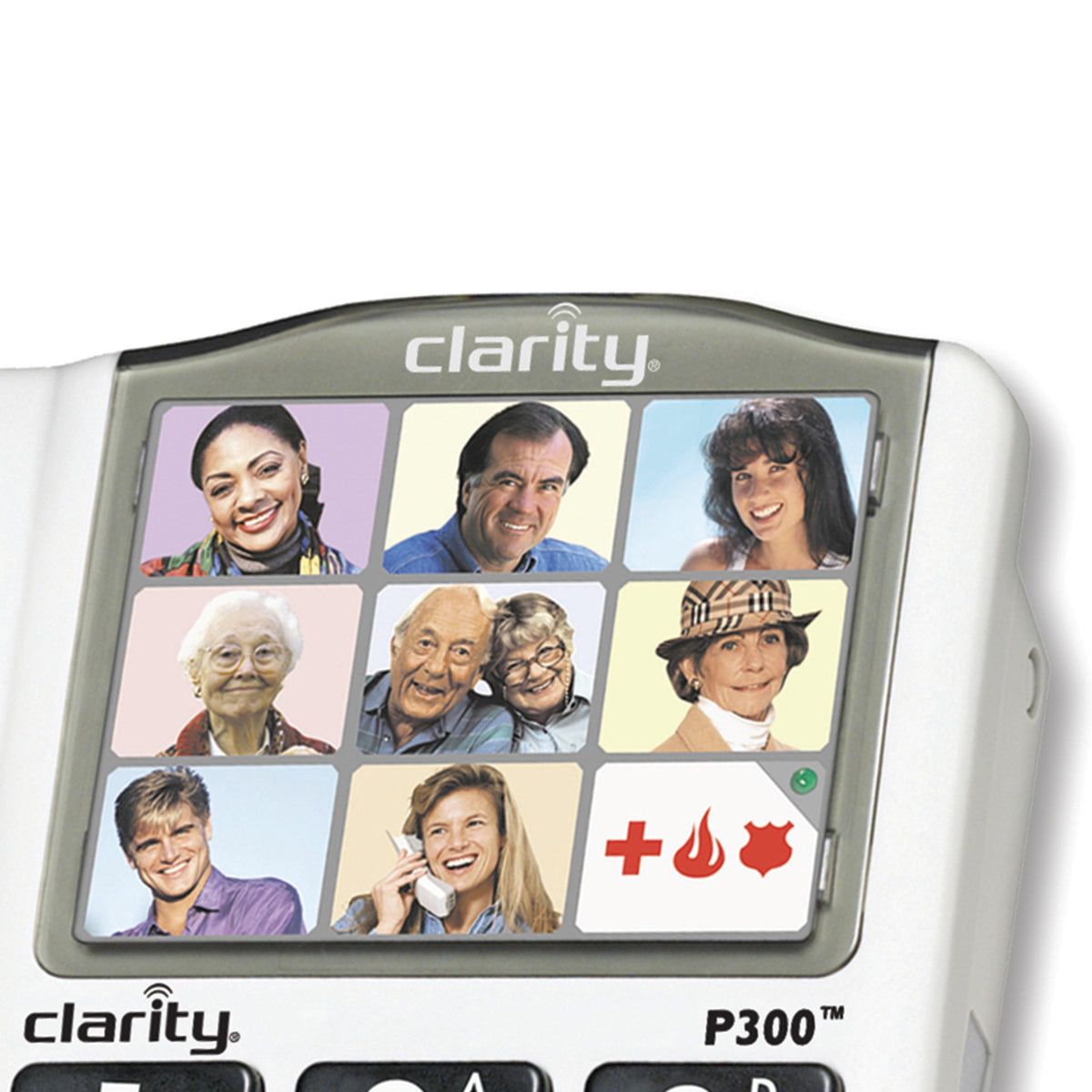 Clarity Amplified Corded Photo Phone, White - 3