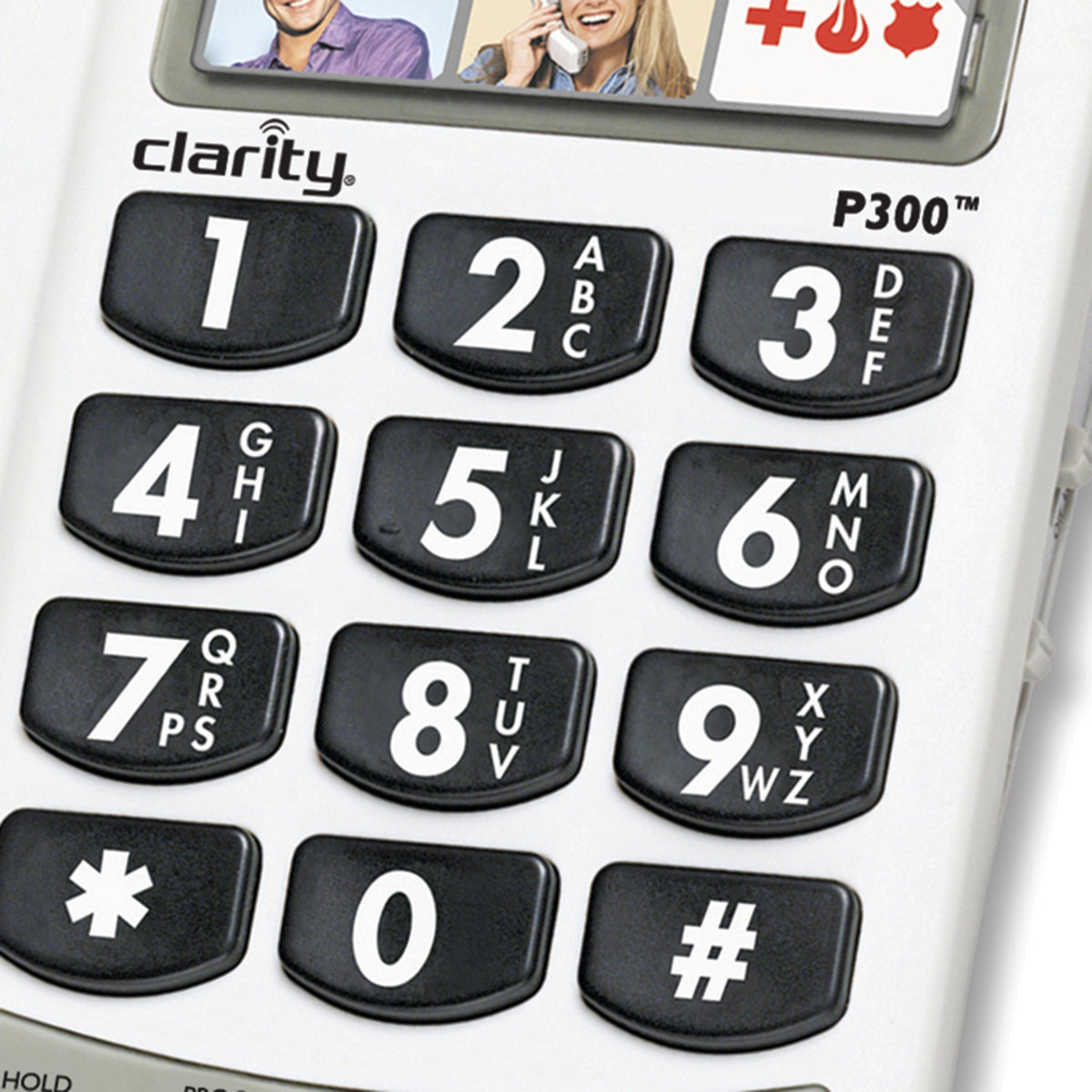 Clarity Amplified Corded Photo Phone, White - 4