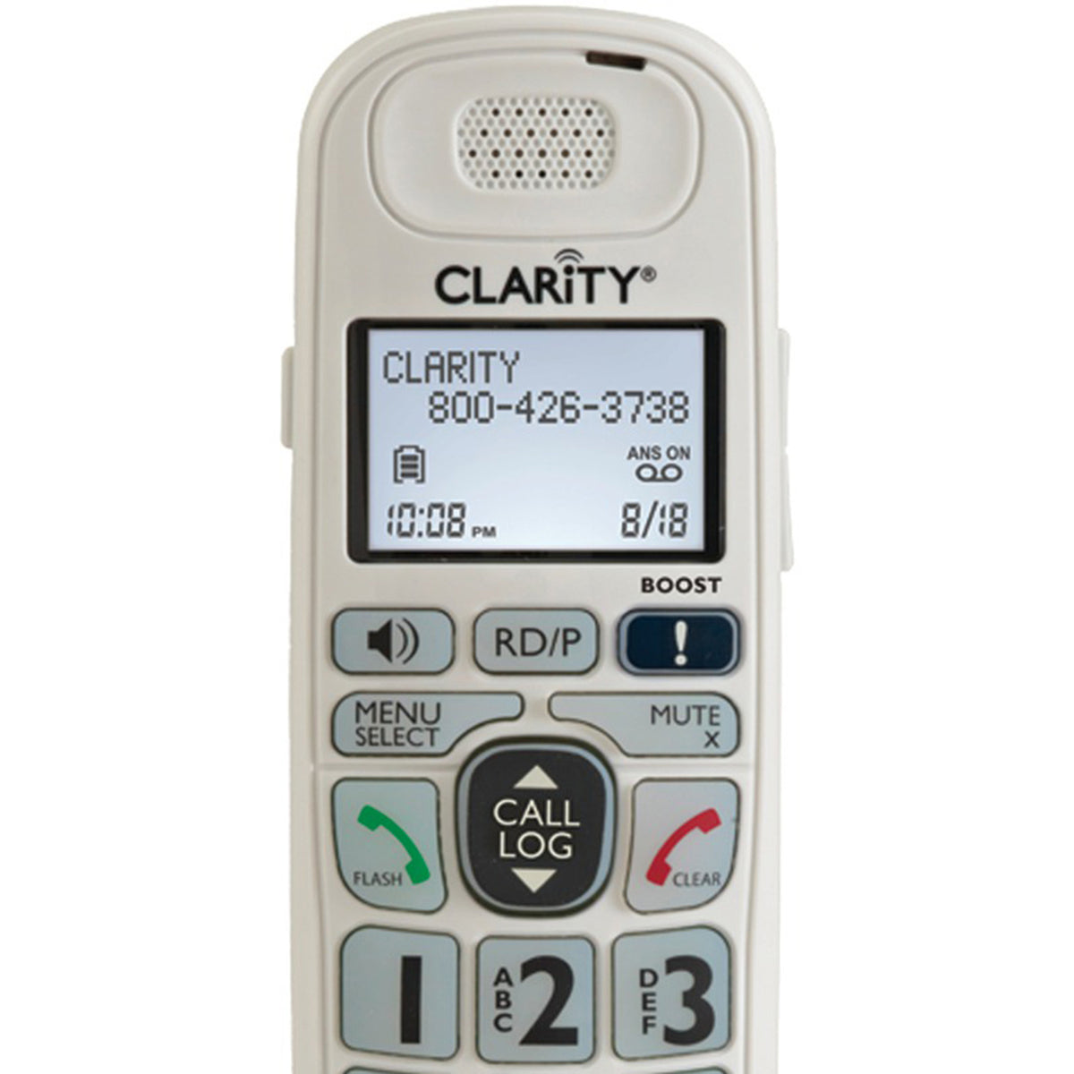 Clarity 1-Cordless Handset Dect 6.0 40-dB Amplified/Expandable Phone - 2