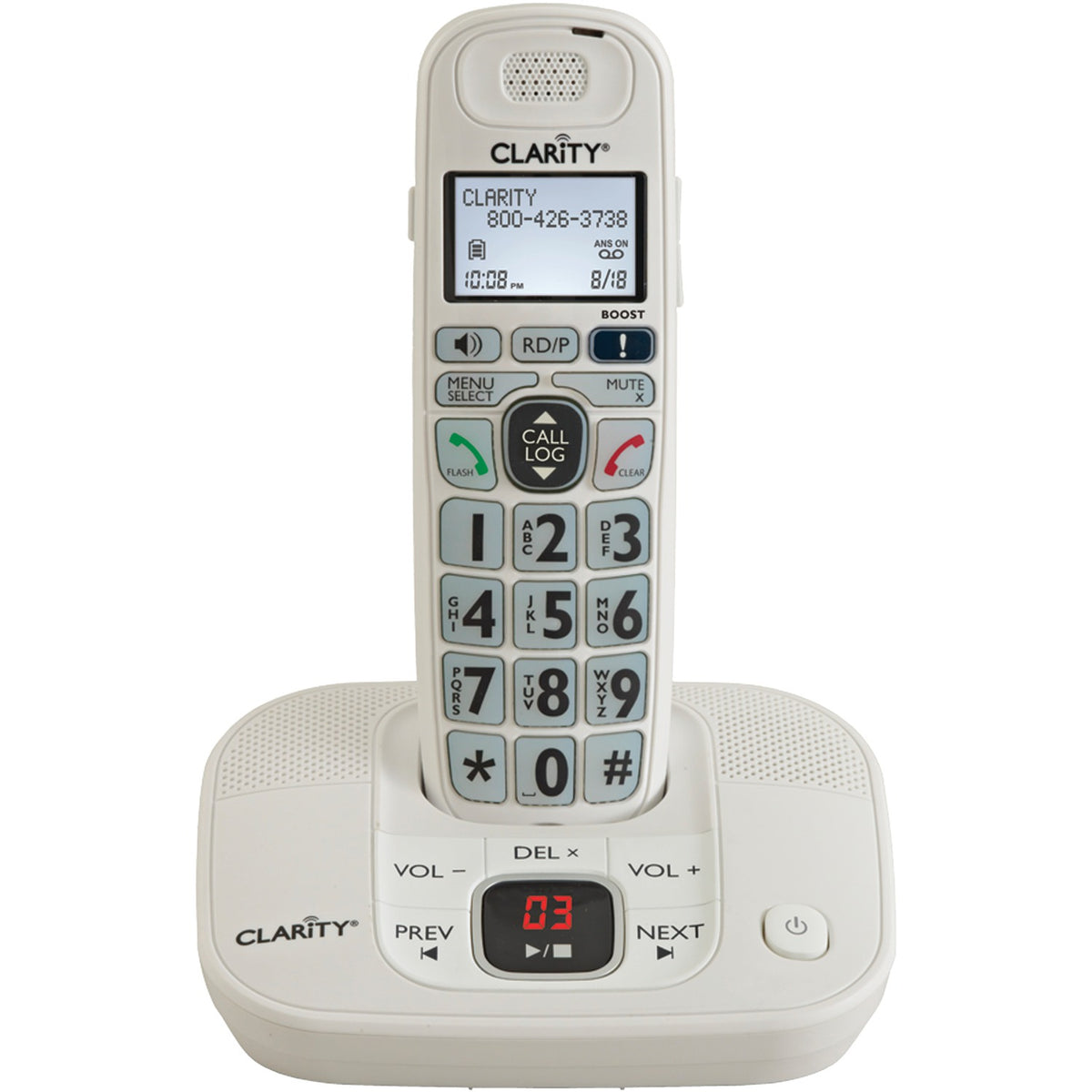 Clarity 1-Cordless Handset Dect 6.0 40-dB Amplified/Expandable Phone