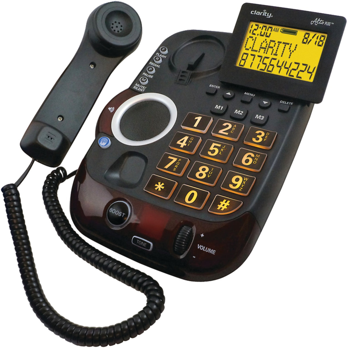 Clarity 1-Corded Handset AltoPlus 53-dB Amplified Phone System for