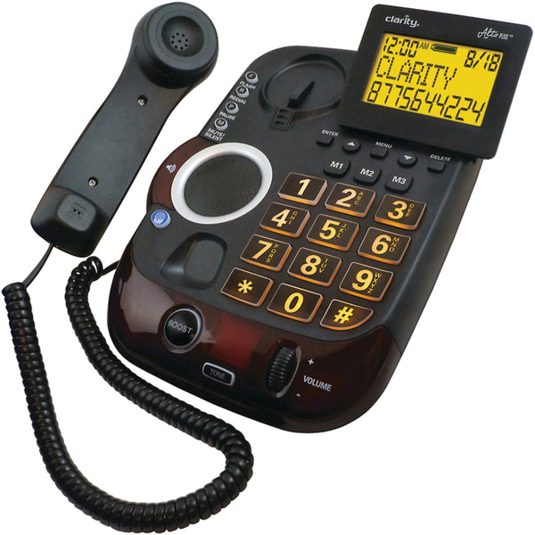 Teléfono amplificado Clarity 1-Corded Handset AltoPlus de 53 dB para