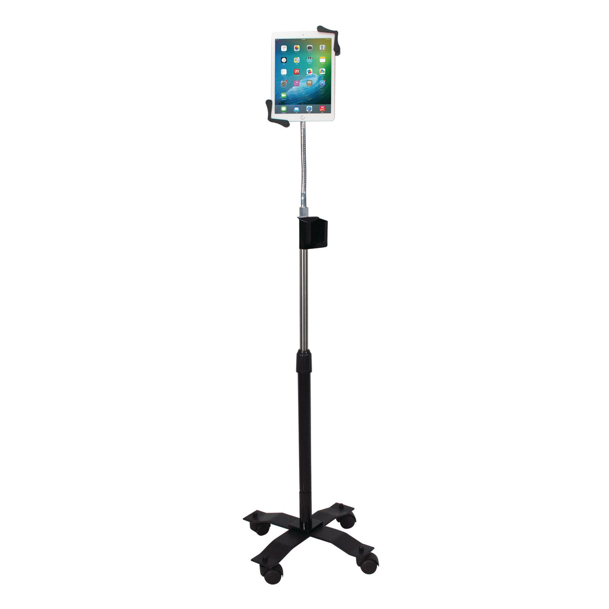 Cta Digital Compact Gooseneck Floor Stand for iPad/Tablet - 17