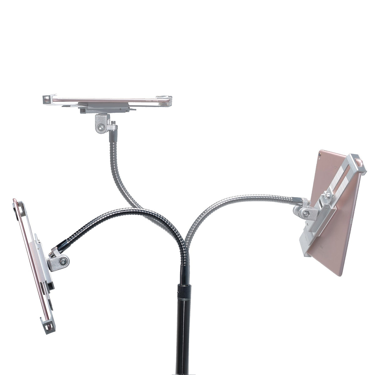 Cta Digital Heavy-Duty Security Gooseneck Floor Stand for iPad/Tablet - 7
