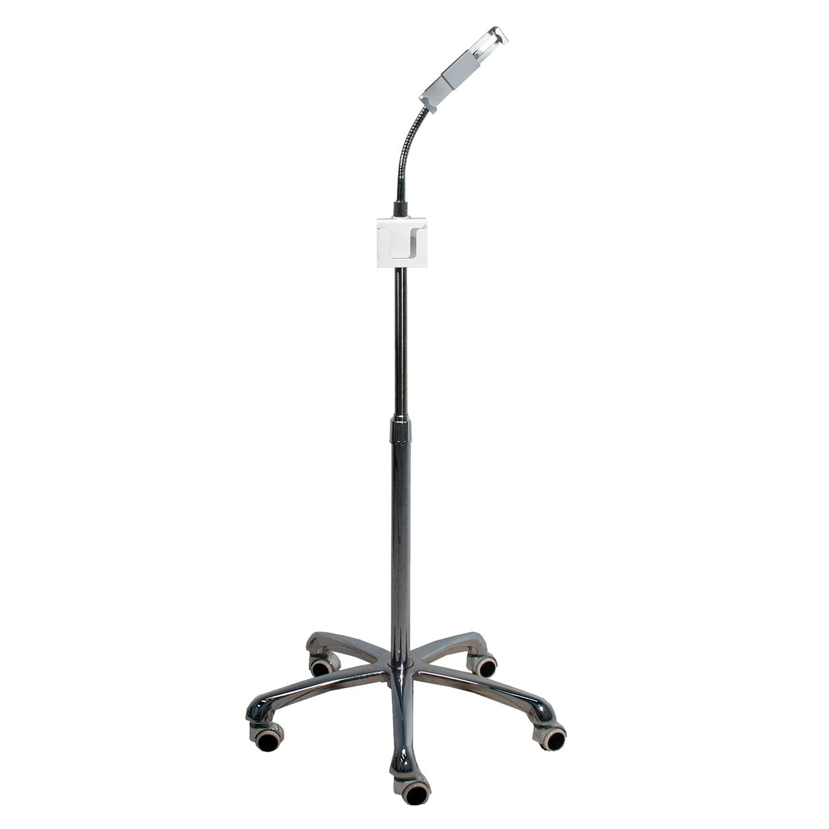Cta Digital Heavy-Duty Security Gooseneck Floor Stand for iPad/Tablet - 10