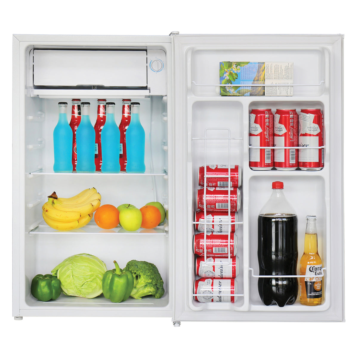 Frigidaire 3.2-Cu.-Ft. 65-Watt Eraser-Board Door Retro Compact Fridge — White - 7