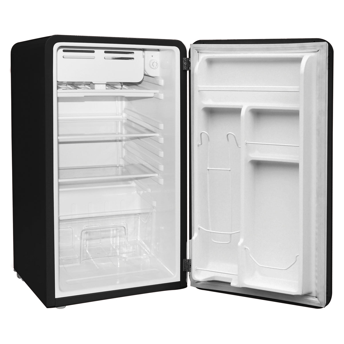 Frigidaire 3.2-Cu.-Ft. 60-Watt Retro Compact Refrigerator (Black) - 10