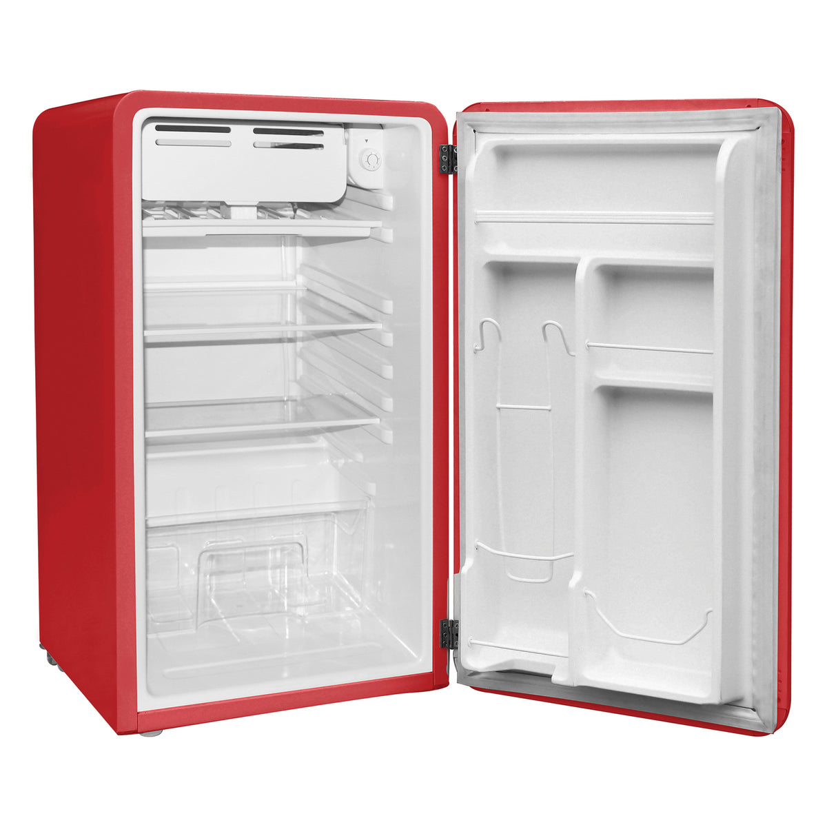 Frigidaire 3.2-Cu.-Ft. 60-Watt Retro Compact Refrigerator (Red) - 12