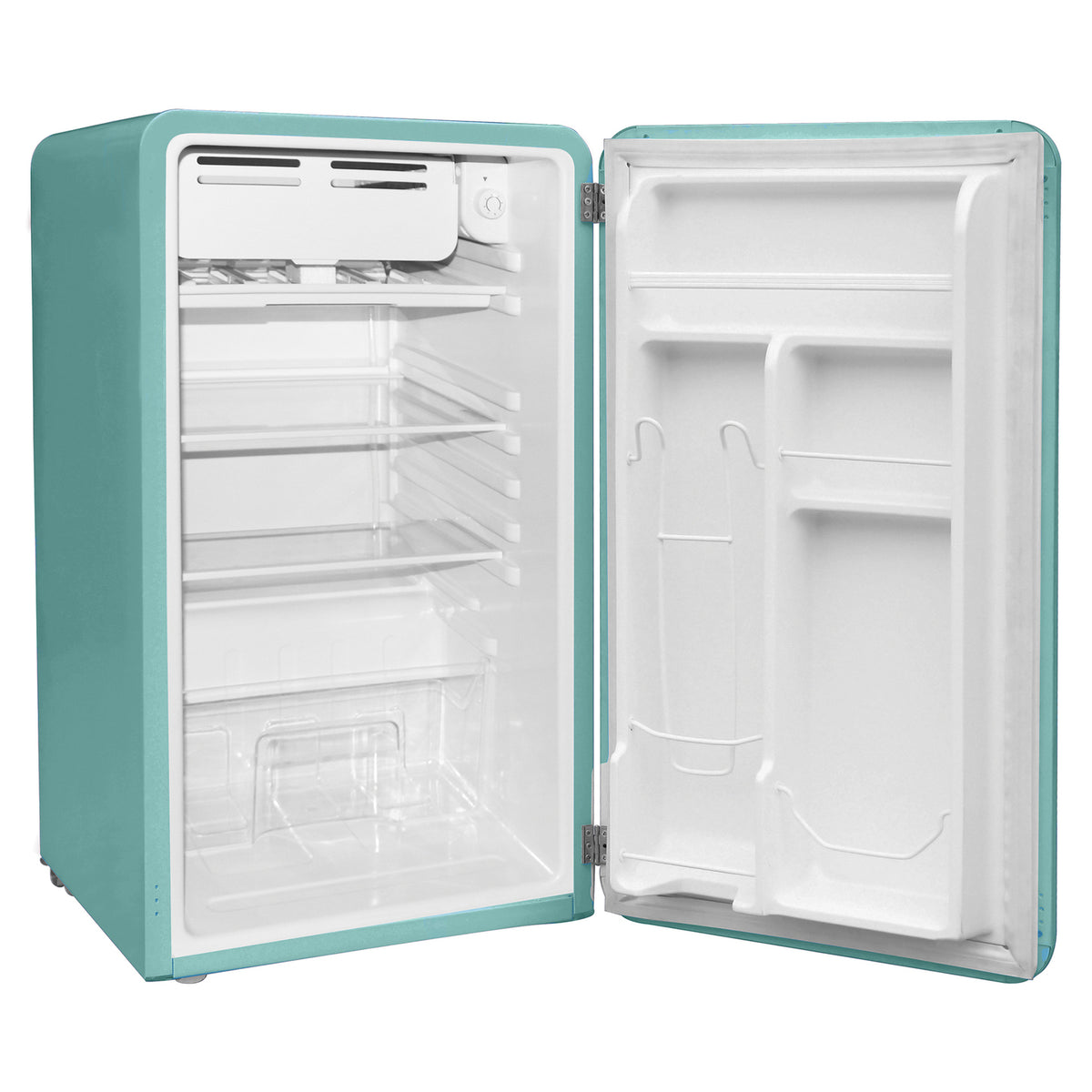 Frigidaire 3.2-Cu.-Ft. 60-Watt Retro Compact Refrigerator (Mint) - 10