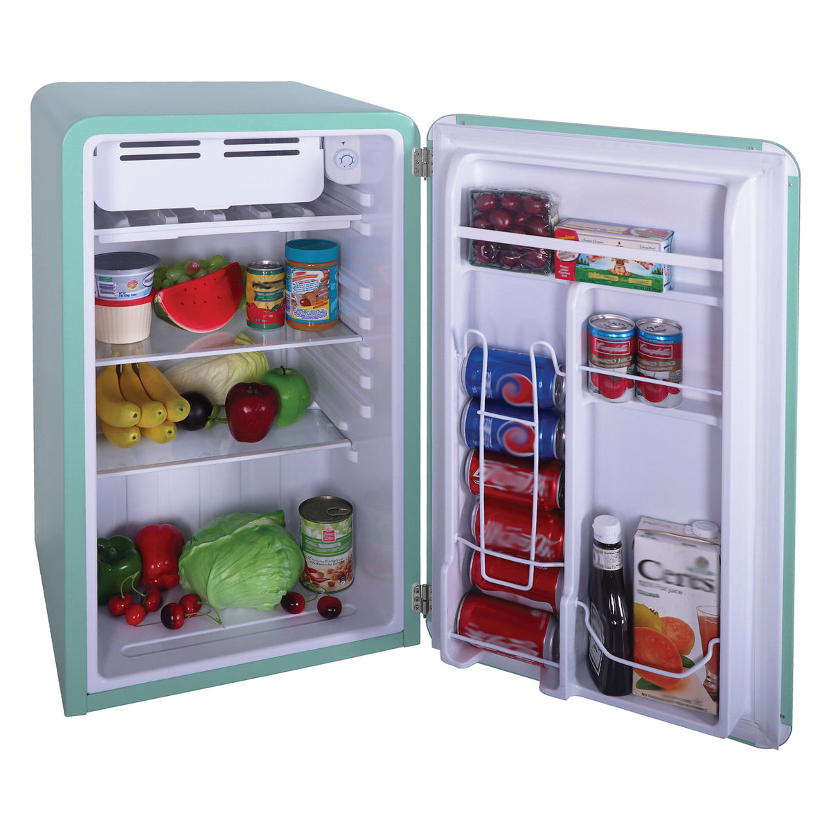 Frigidaire 3.2-Cu.-Ft. 60-Watt Retro Compact Refrigerator (Mint) - 3