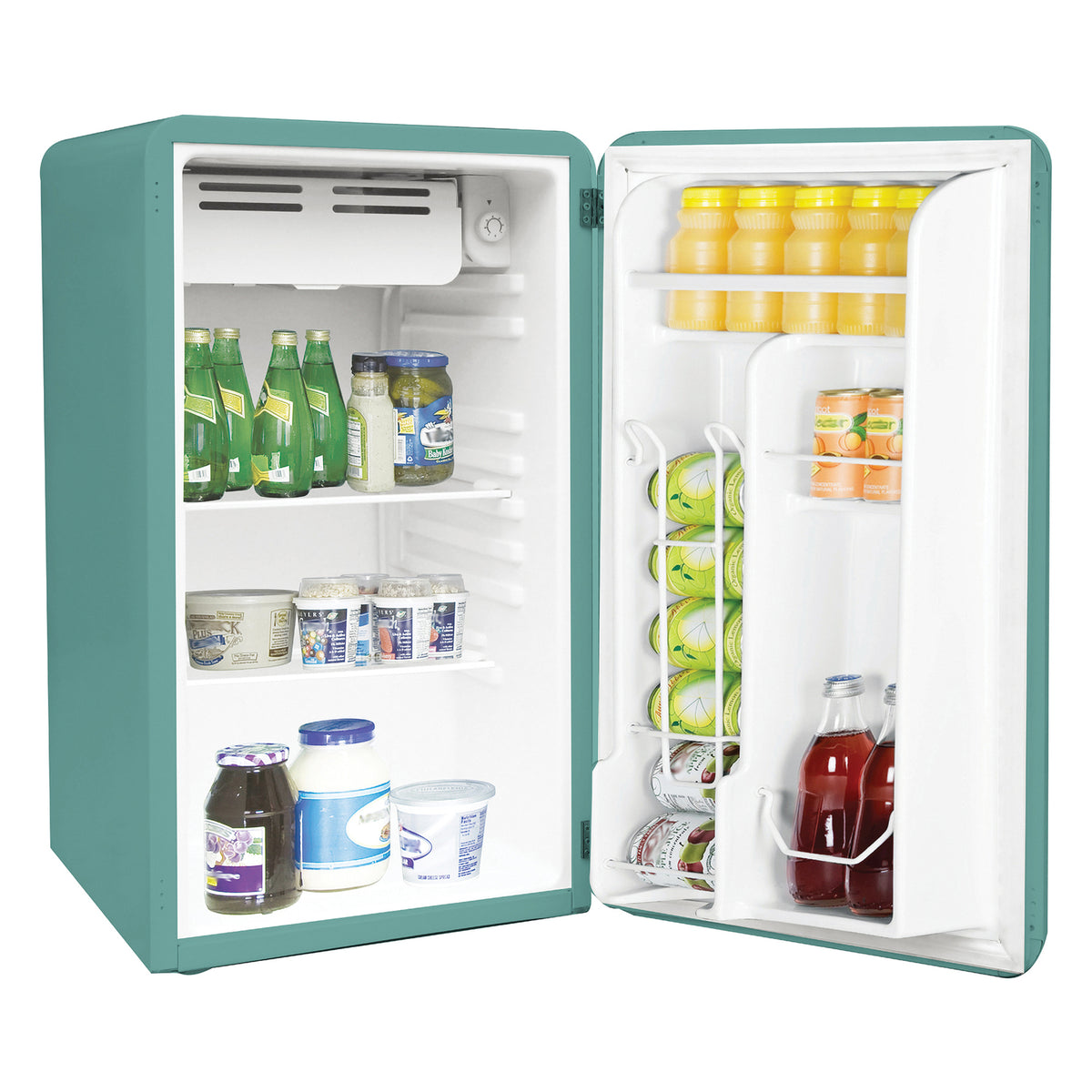 Frigidaire 3.2-Cu.-Ft. 60-Watt Retro Compact Refrigerator (Mint) - 7