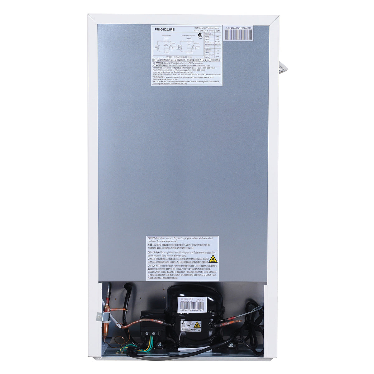 Frigidaire 3.2-Cu.-Ft. 65-Watt Retro Bar Fridge — White