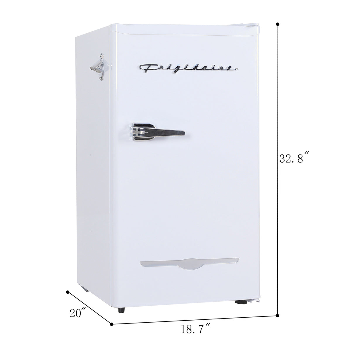 Frigidaire 3.2-Cu.-Ft. 65-Watt Retro Bar Fridge — White - 5