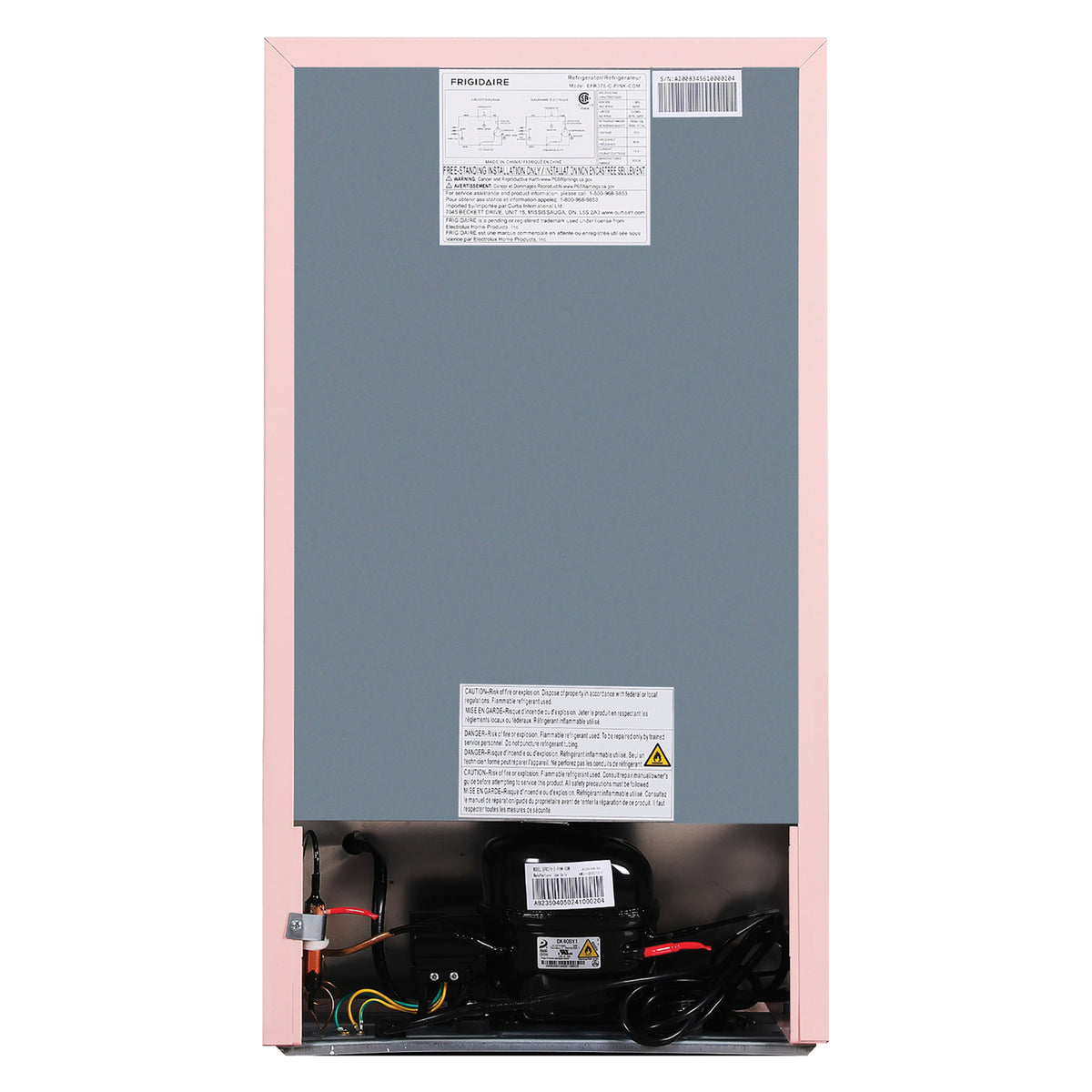 Frigidaire 3.2-Cu.-Ft. 65-Watt Retro Bar Fridge — Pink