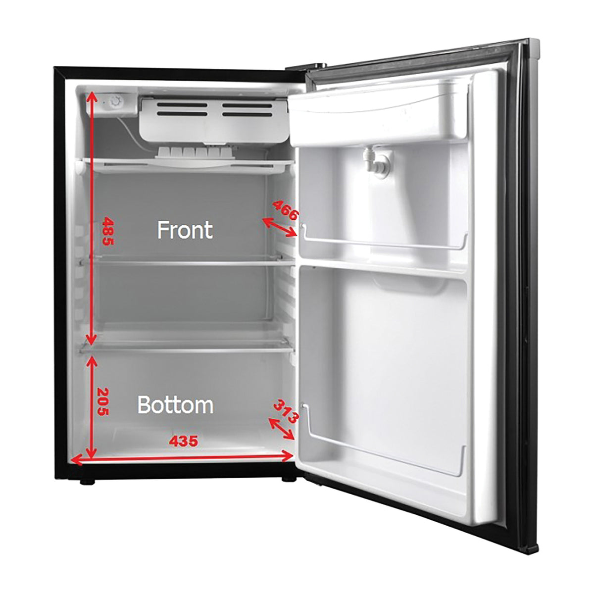 Frigidaire Retro 4.5-Cu. Ft. Compact Fridge — Black - 2
