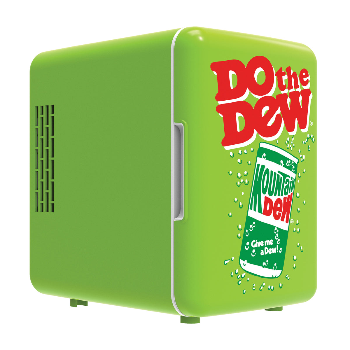 Mountain Dew 6-Can Portable Mini Fridge, , Red and Green - 11