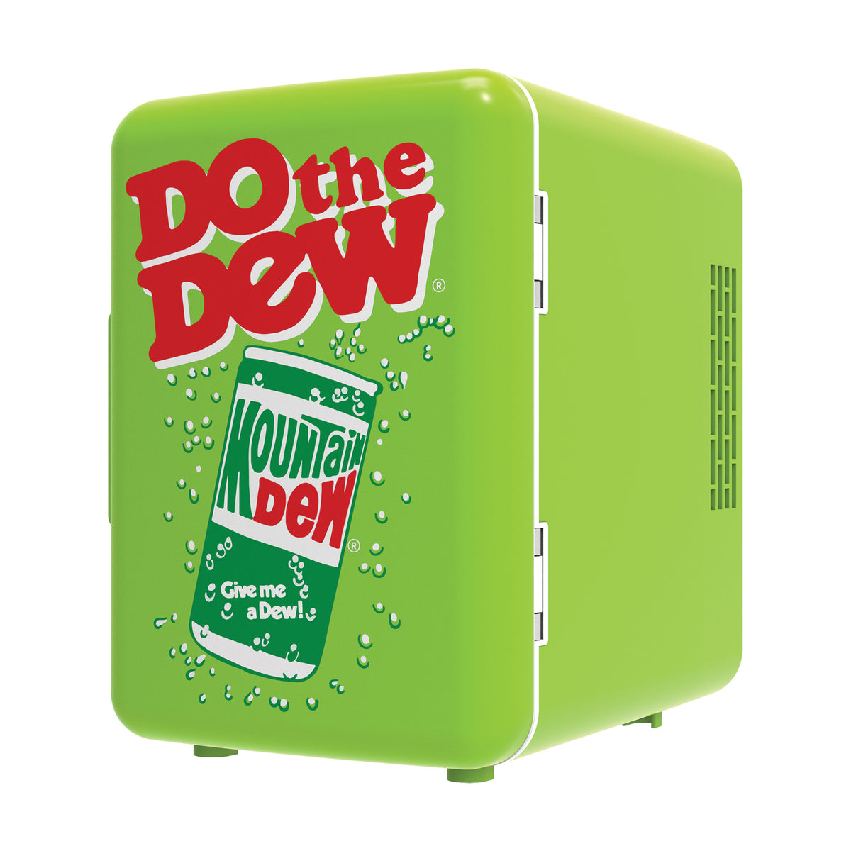 Mountain Dew 6-Can Portable Mini Fridge, , Red and Green - 4