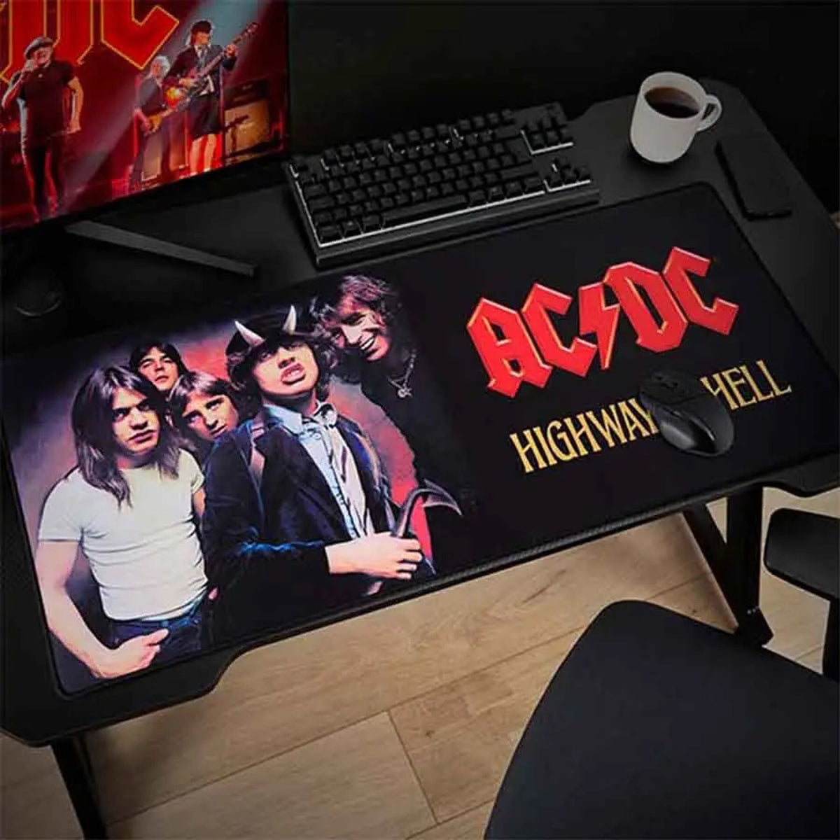 Subsonic Xxl Gaming Mouse Pad (AC/DC) - 2