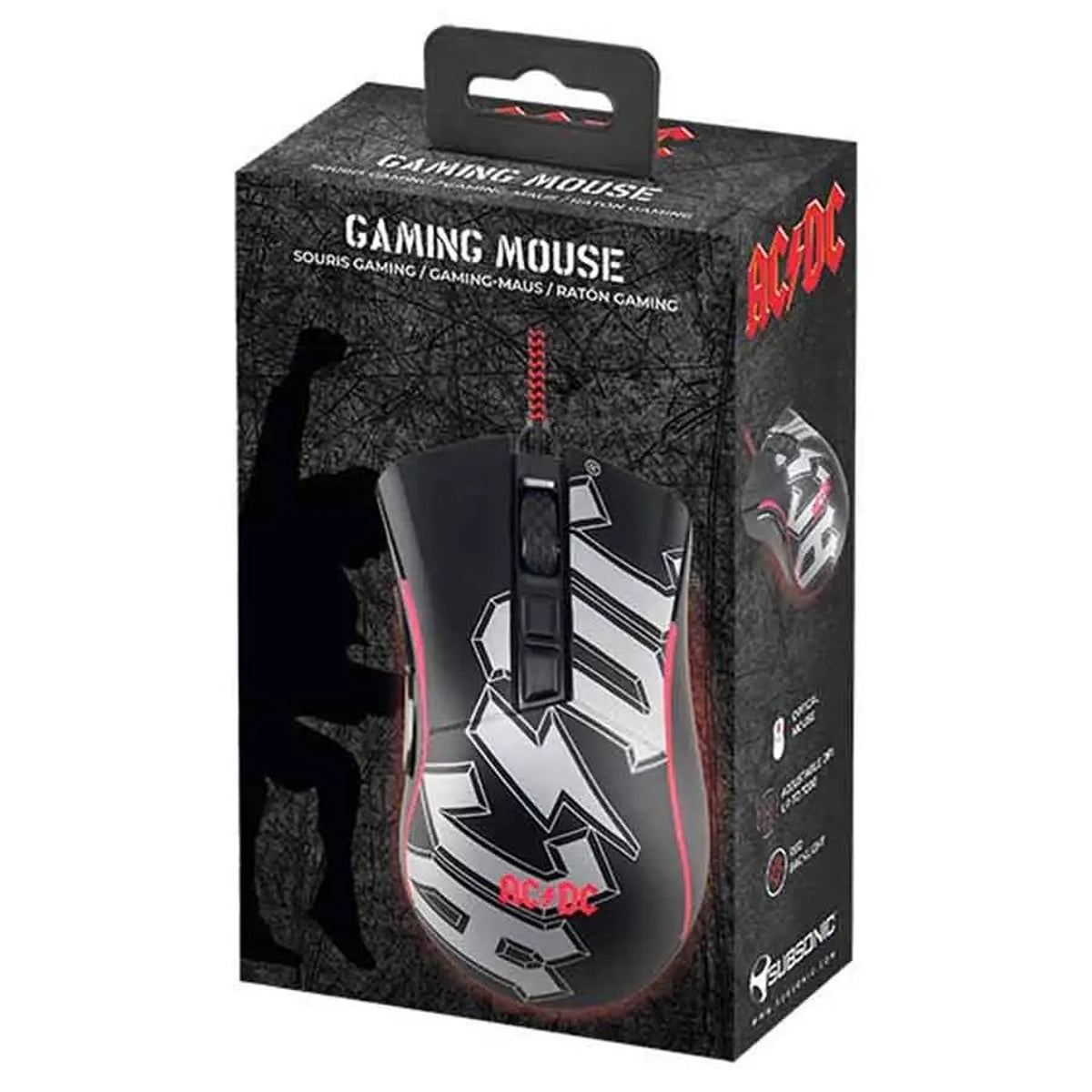 Subsonic Wired Ergonomic Optical Gaming Mouse