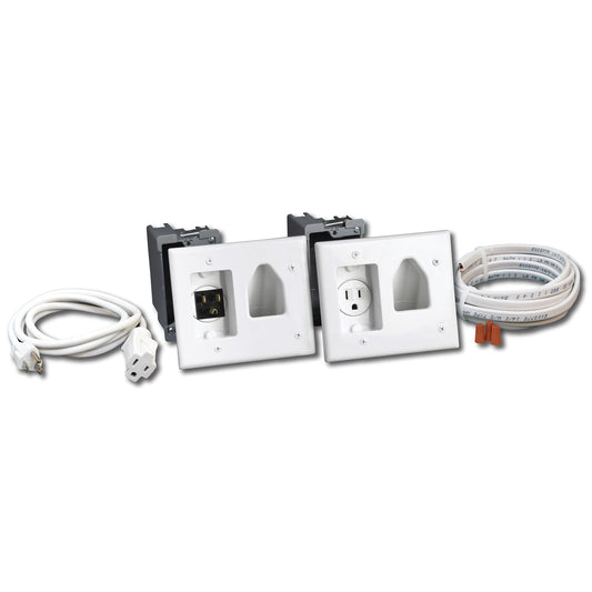 DataComm Electronics Flat Panel TV Cable Organizer Kit