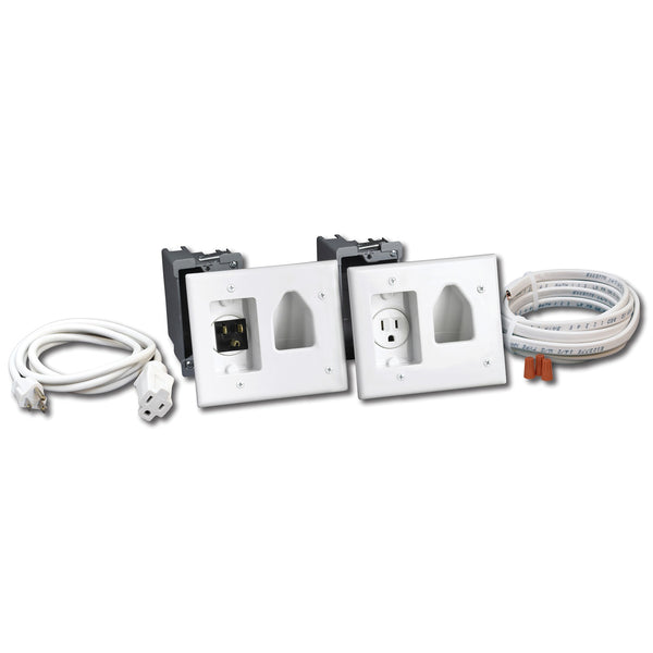 Juego organizador de cables para TV de pantalla plana DataComm Electronics