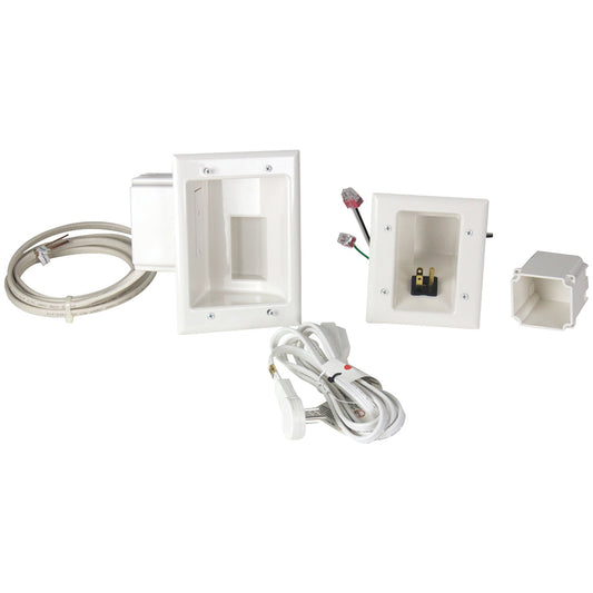 DataComm Electronics Flat Panel TV Cable Organizer Kit
