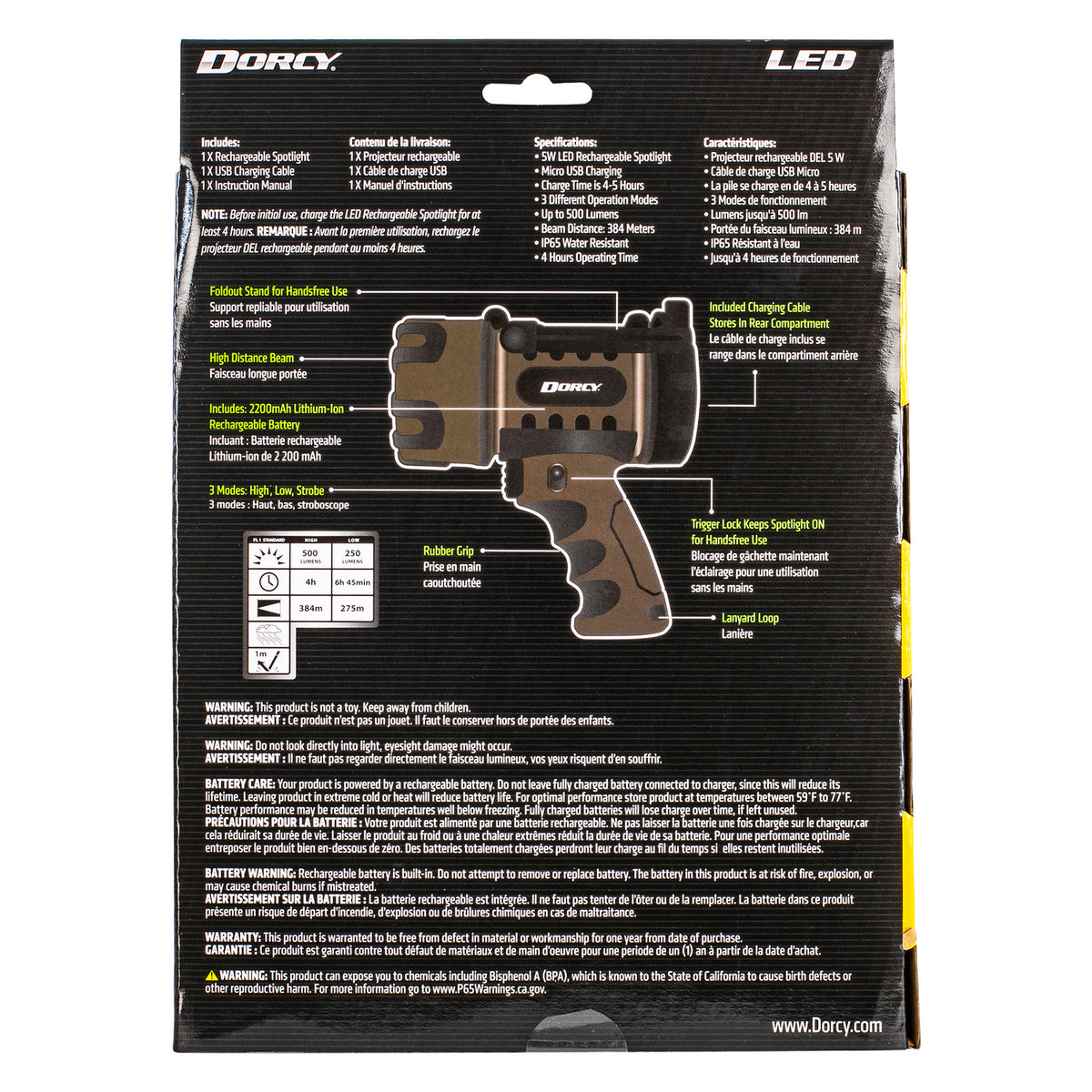 Dorcy Pro Rechargeable Spotlight - 6
