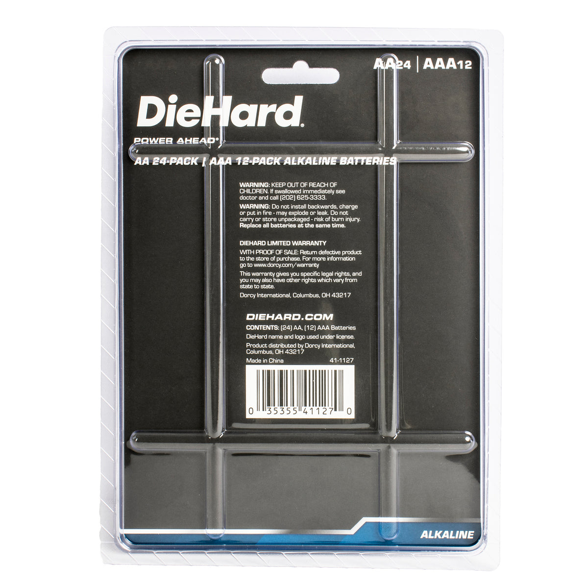 DieHard Alkaline Battery Pack (24AA/12AAA Combo Pack)