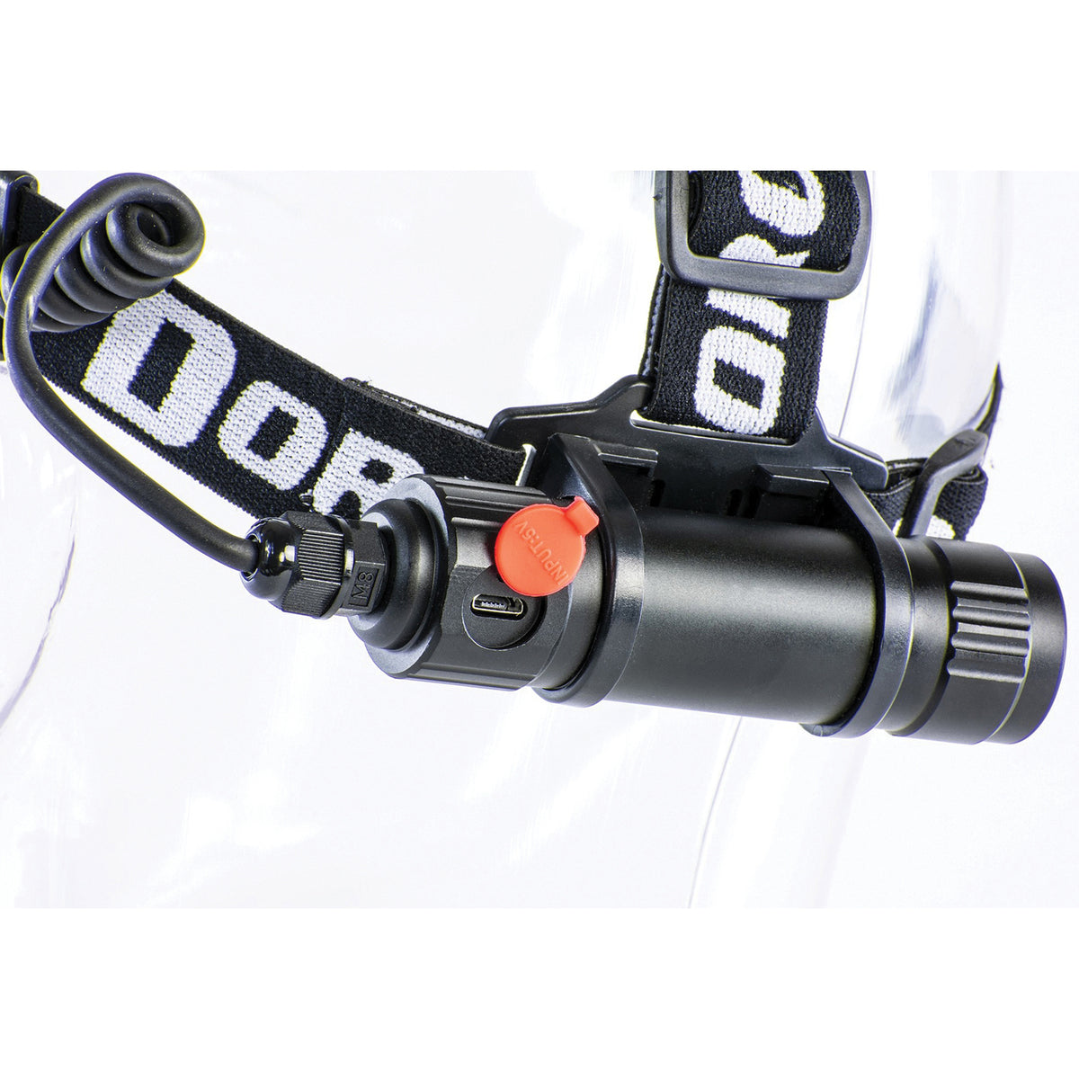 Dorcy 1,000-Lumen Pro Water-Resistant Aluminum LED Rechargeable Headlamp - 8