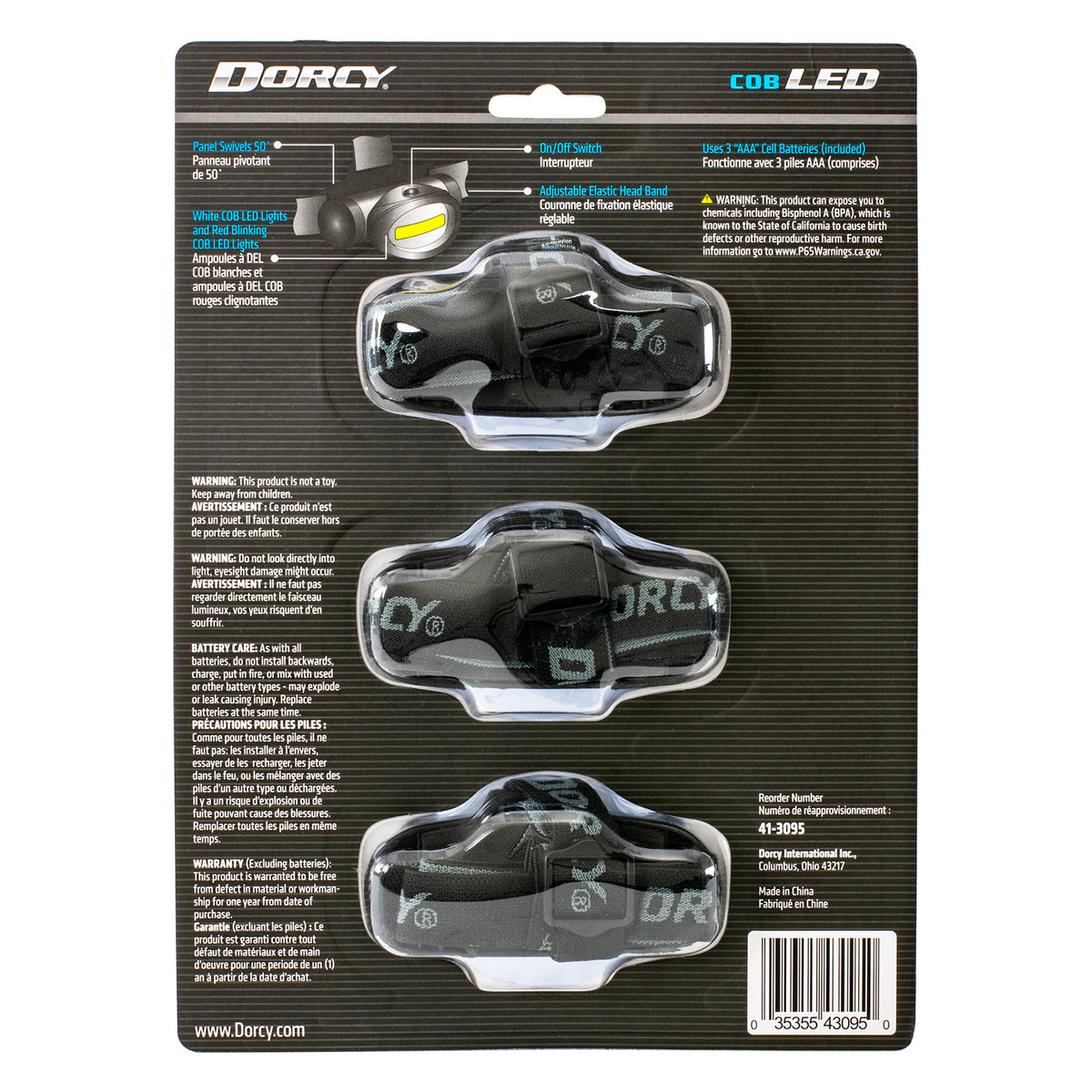 Dorcy Active Series Cob LED 150-Lumen Headlamp - 5