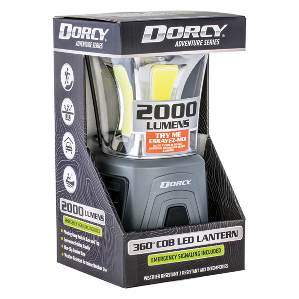Dorcy 2,000-Lumen Adventure Max Lantern - 7