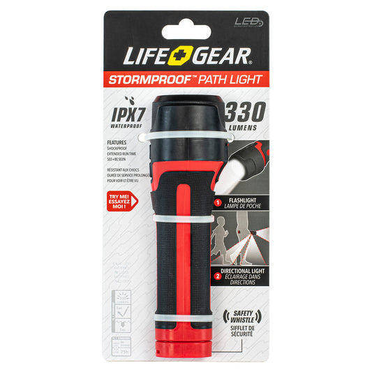 LifeGear 330-Lumen Stormproof Path Light — Red