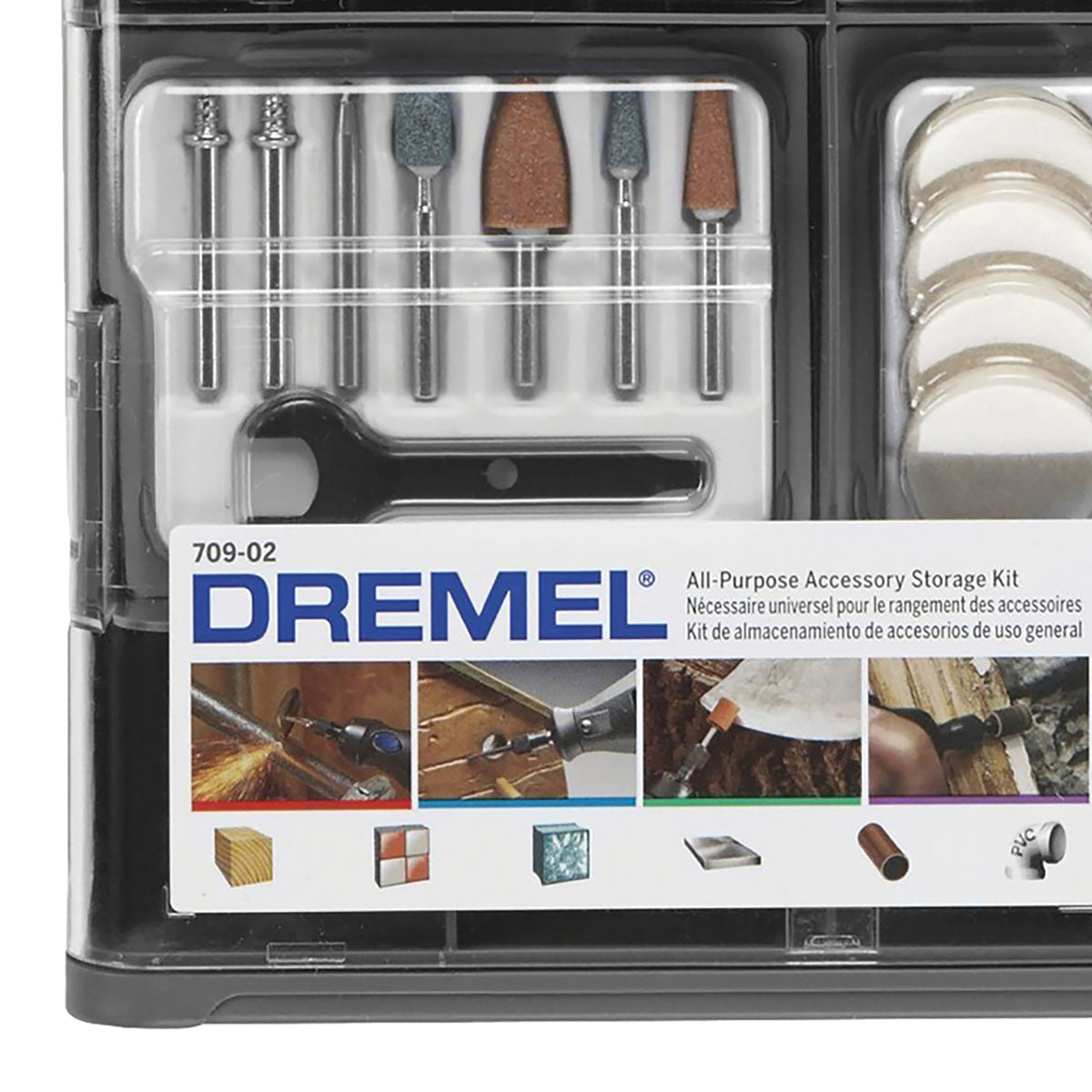 Dremel 110-Piece Multipurpose Mega Accessory Storage Kit - 4