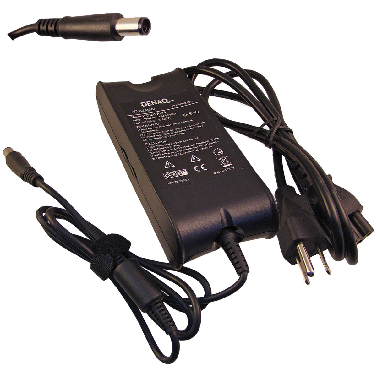 Denaq 19.5-Volt Replacement AC Adapter for Dell Laptops