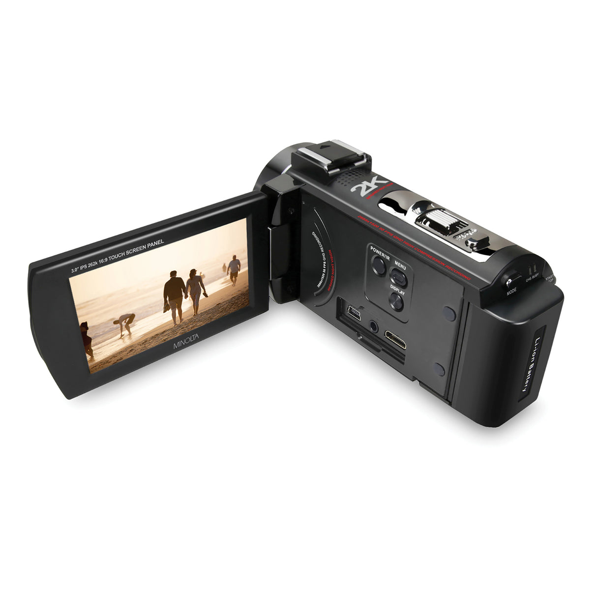 Minolta MN2K10NV 2.7K Quad HD 16x Digital Zoom IR Night Vision Video — Black - 6