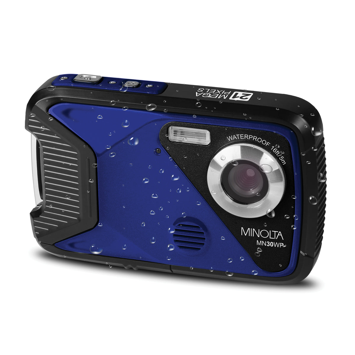 Minolta MN30WP Waterproof 4x Digital Zoom 21.0-MP/1080p Digital Camera - 4
