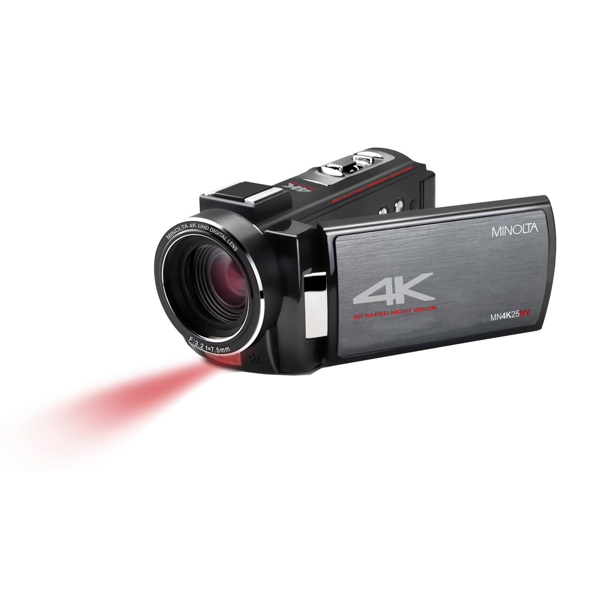 Minolta 4K-Ultra-HD IR Night Vision Camcorder - 3