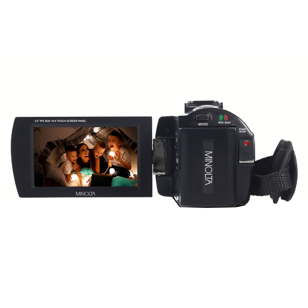 Minolta 4K-Ultra-HD IR Night Vision Camcorder - 4