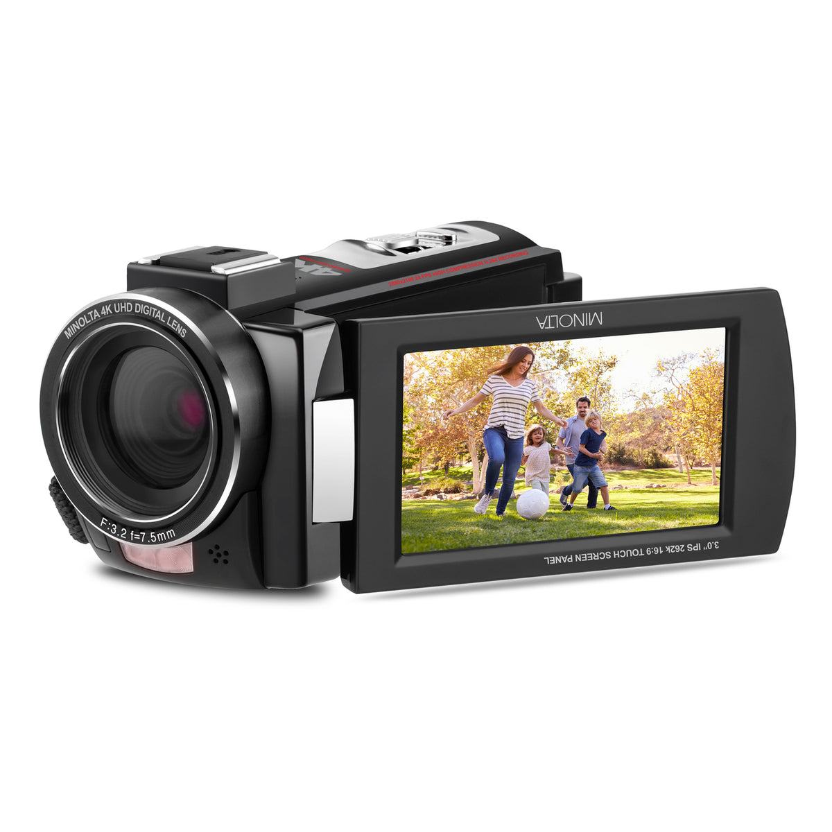 Minolta 4K-Ultra-HD IR Night Vision Camcorder - 6
