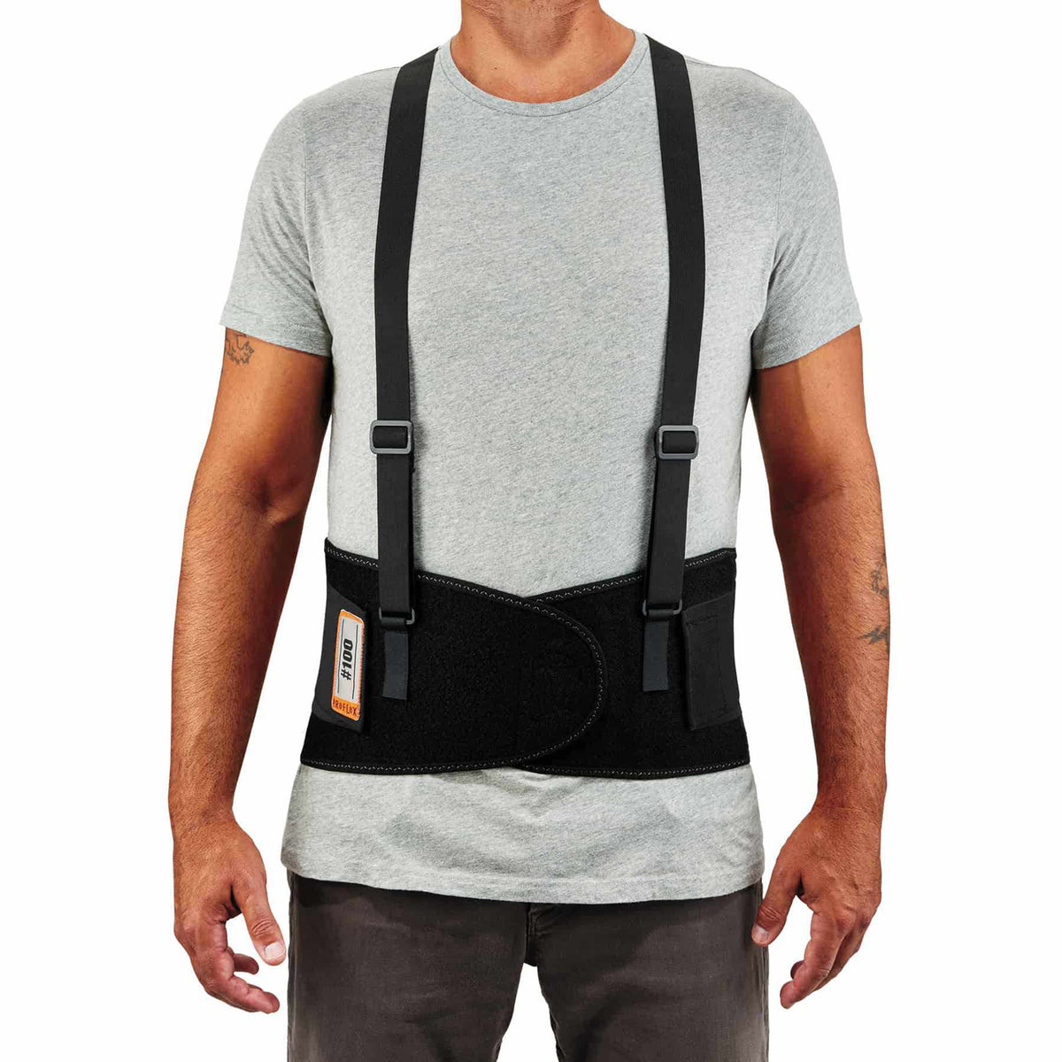 Ergodyne ProFlex 100 Spandex Back-Support Brace (Extra Large) - 4