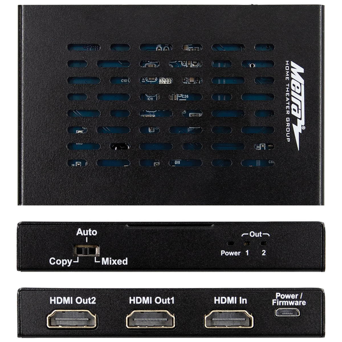 Ethereal HDMI Scaling Splitter with 1 Input and 2 Outputs - 7