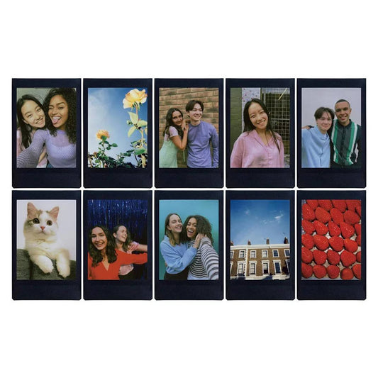 Fujifilm Instax Mini Instant Film, 10 Pack (Black Border)