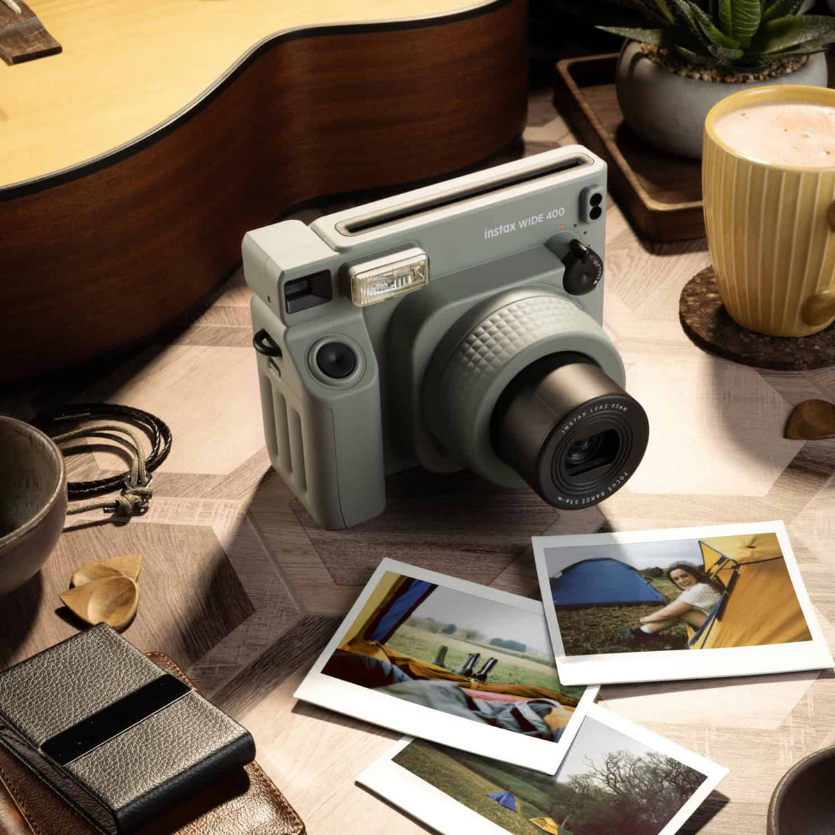 Fujifilm Instax Wide 400 Instant Film Camera (Green) - 7