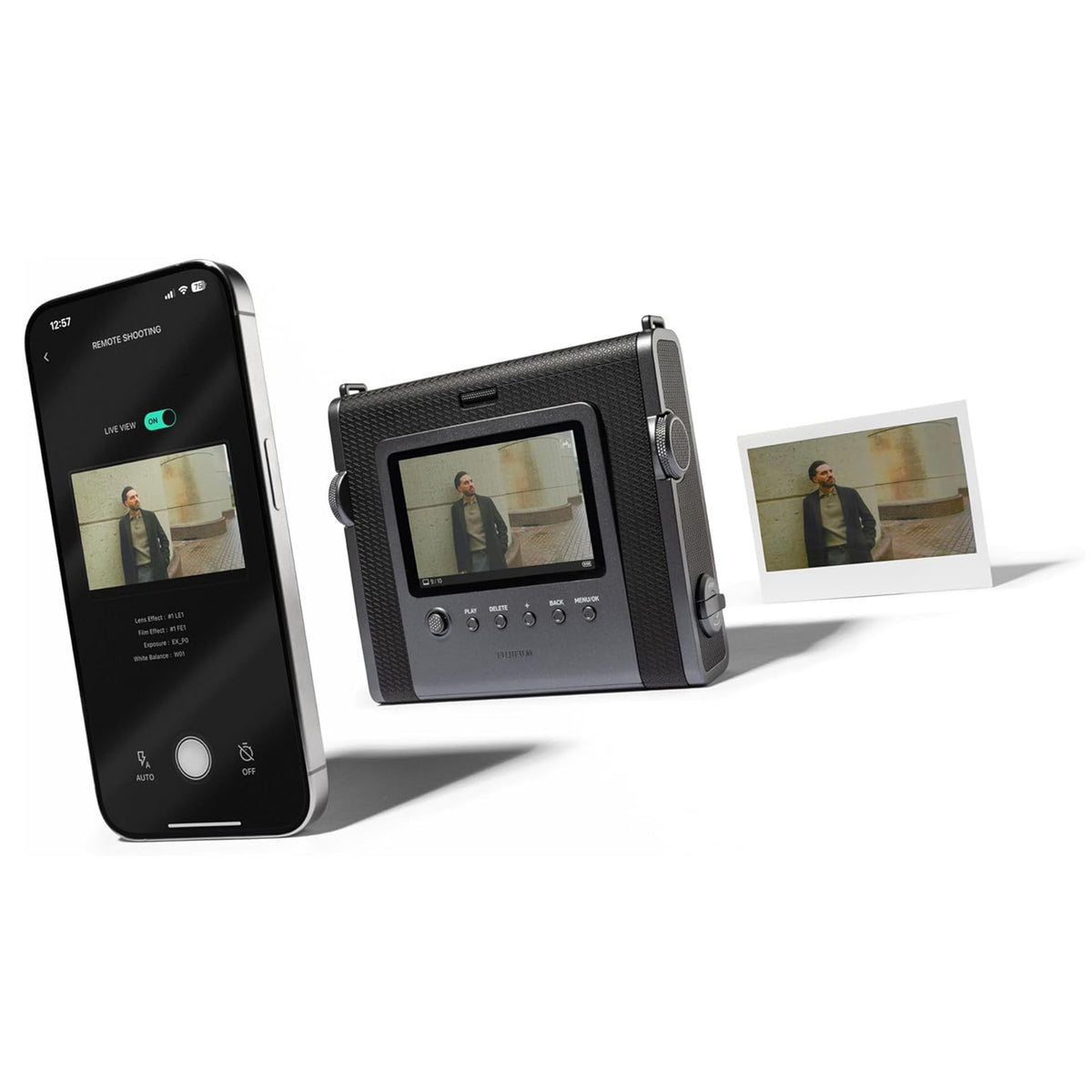 Fujifilm Instax Wide Evo Hybrid Instant Film Camera - 2
