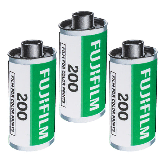 Fujifilm ISO 200 36-Exposure Color Negative Film for 35-mm Cameras (3 Pack)