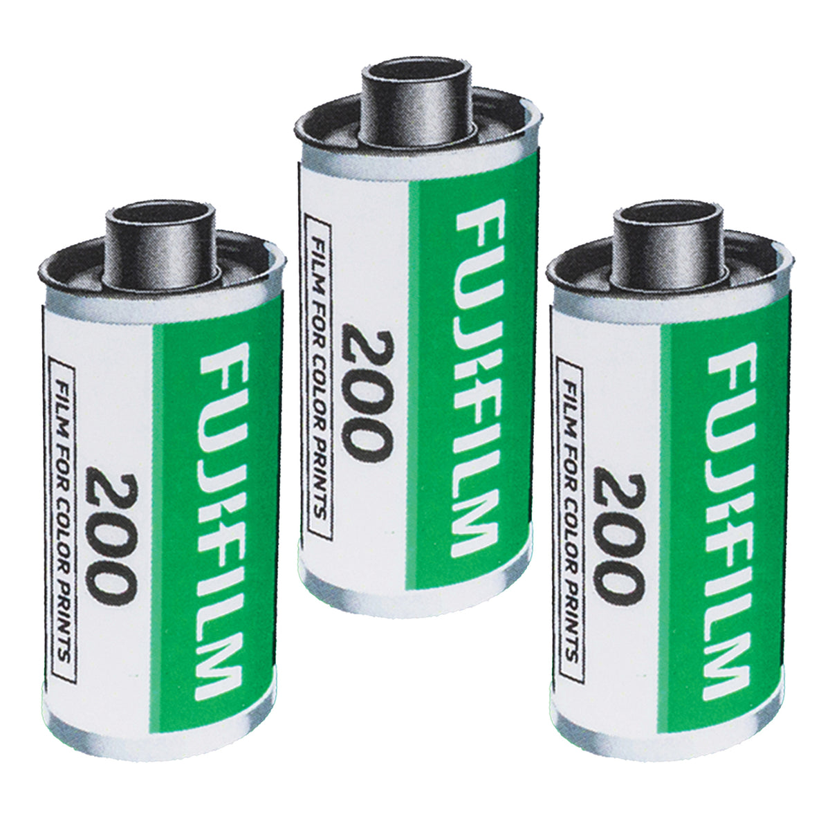 Fujifilm ISO 200 36-Exposure Color Negative Film for 35-mm Cameras (3 Pack) - 3